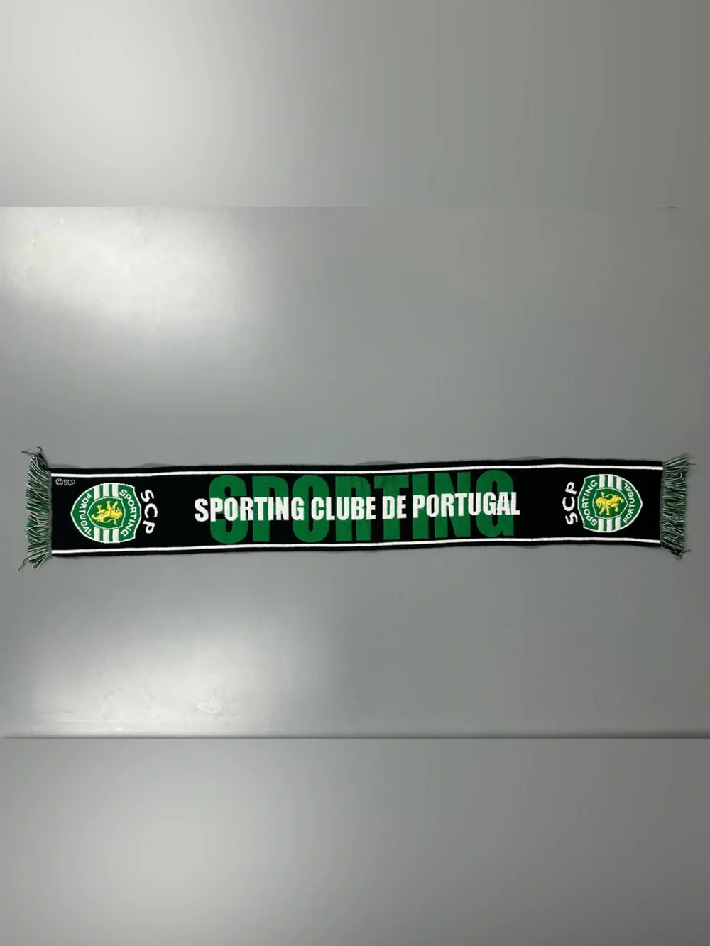 SPORTING Portugal Football Soccer Scarf Official Product Knit Acrylic